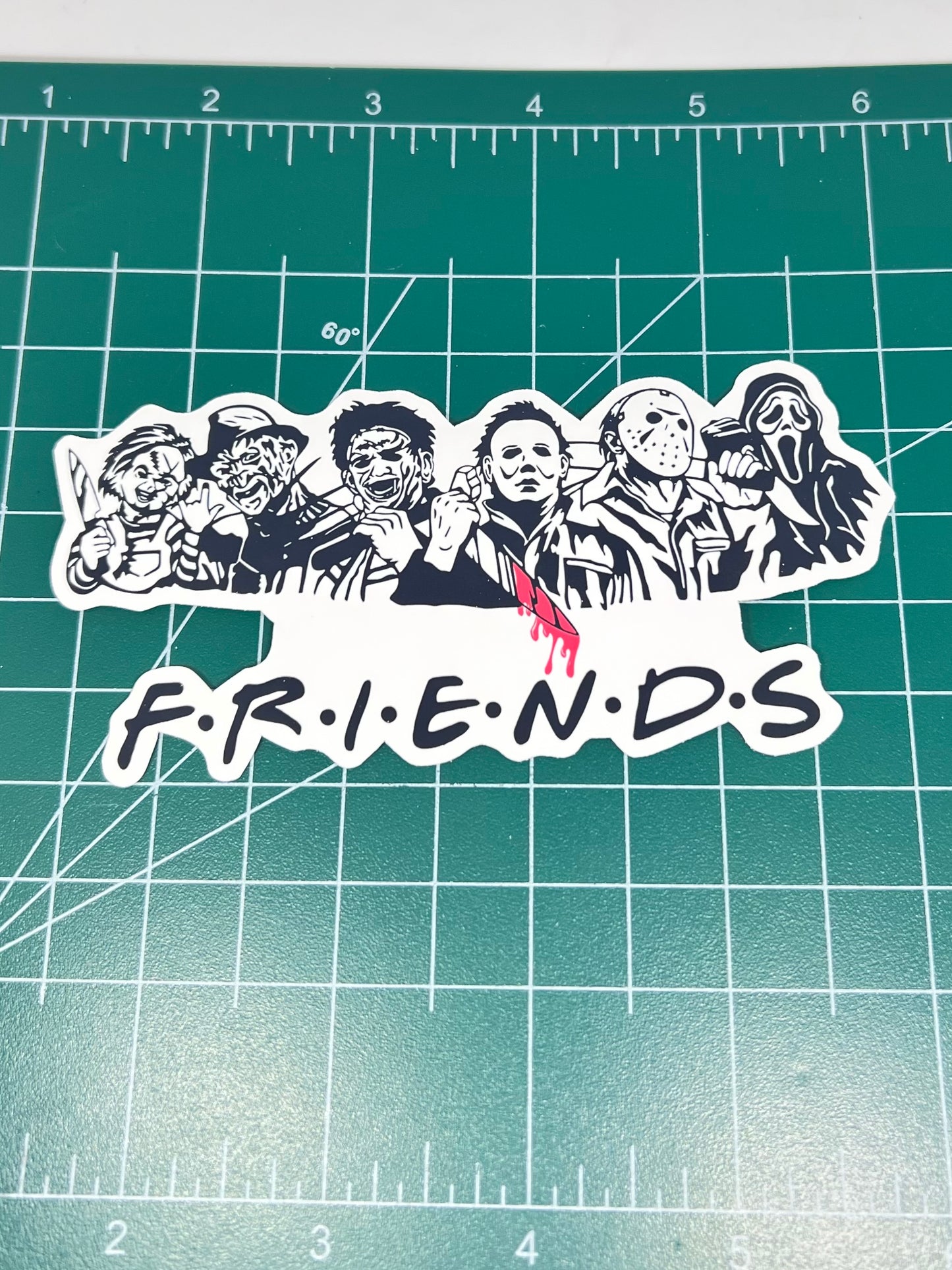 Friends Villians Stickers, | Cute, Funny Sticker For Laptop, Phone, Case, Decoration, personalizing journals, water bottles