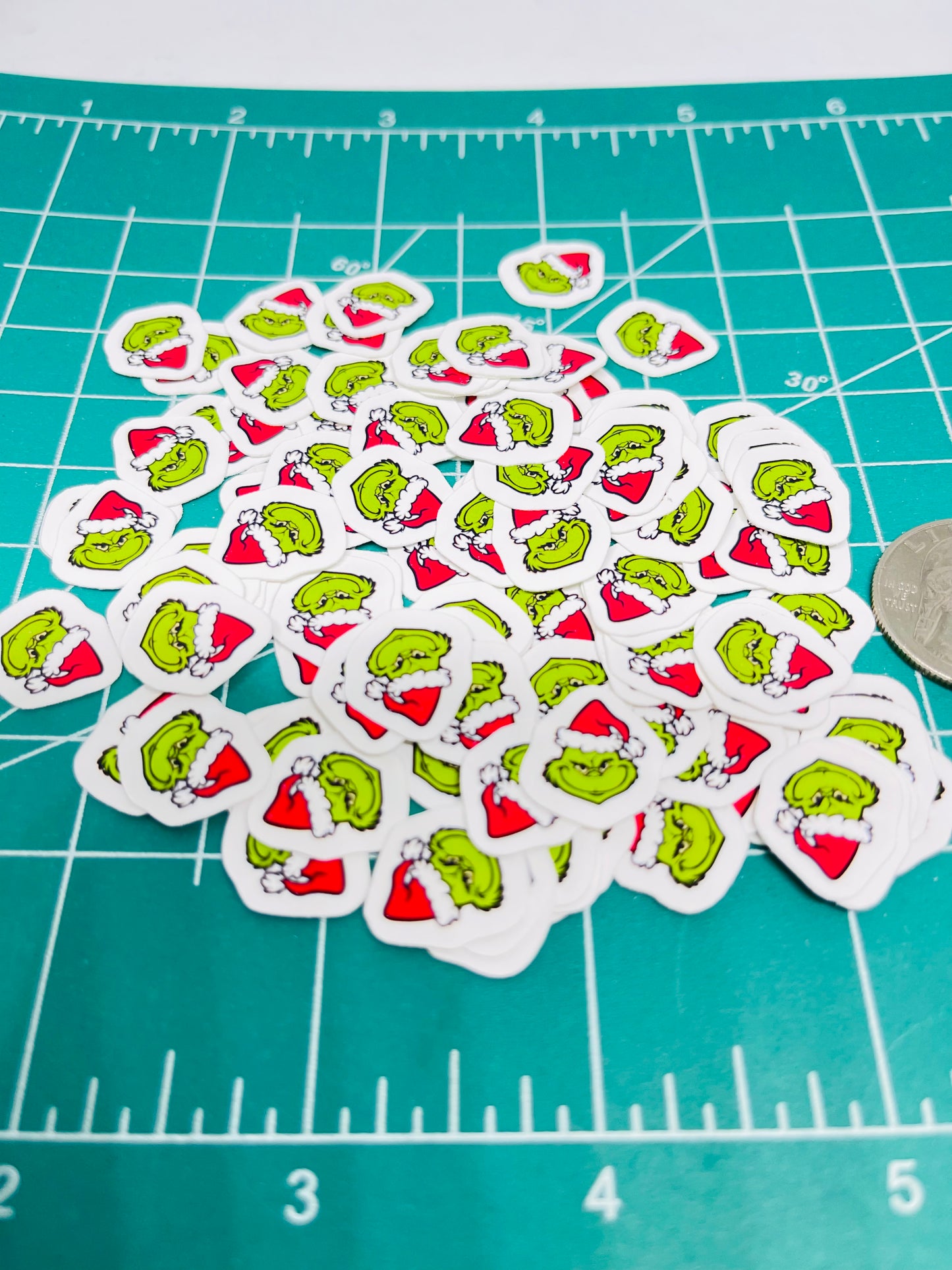 The Grinch Stickers, | Cute, Funny Sticker For Laptop, Phone, Case, Decoration, personalizing journals, water bottles