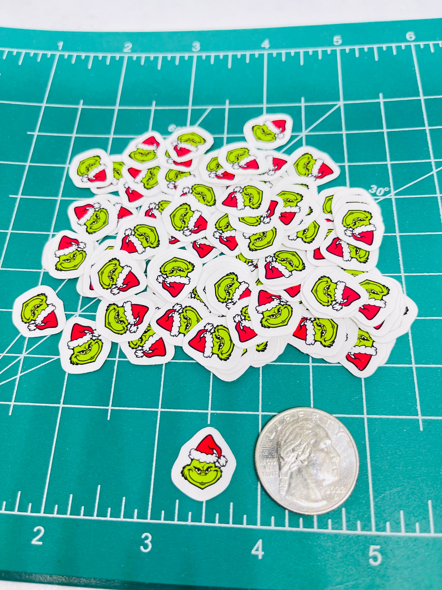 The Grinch Stickers, | Cute, Funny Sticker For Laptop, Phone, Case, Decoration, personalizing journals, water bottles