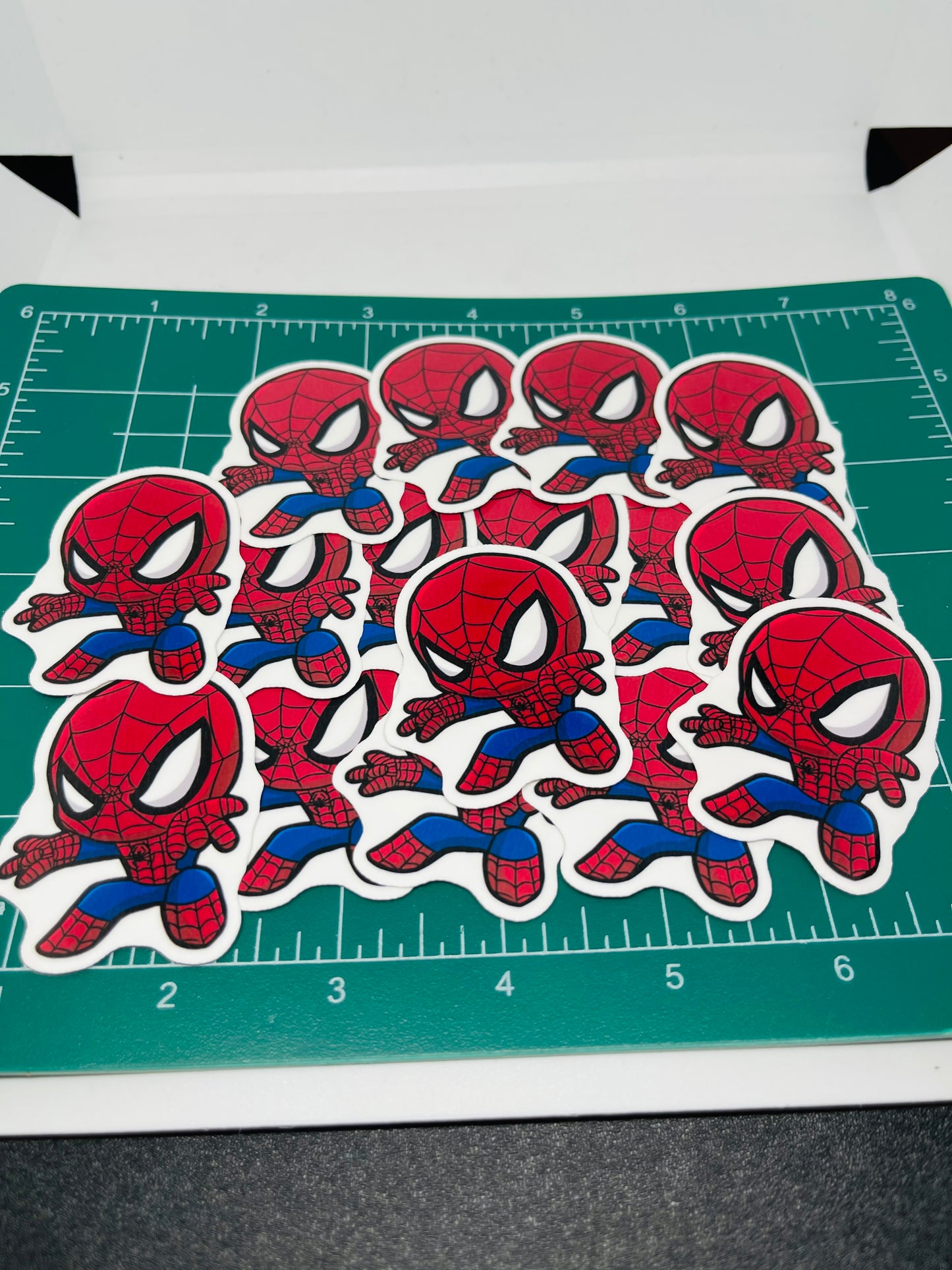 Spiderman mini Stickers,Cute, Funny decal For Laptop, Phone, Case, Decoration, personalizing journals, water bottles