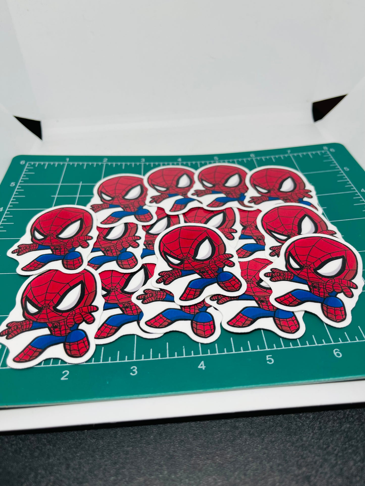 Spiderman mini Stickers,Cute, Funny decal For Laptop, Phone, Case, Decoration, personalizing journals, water bottles