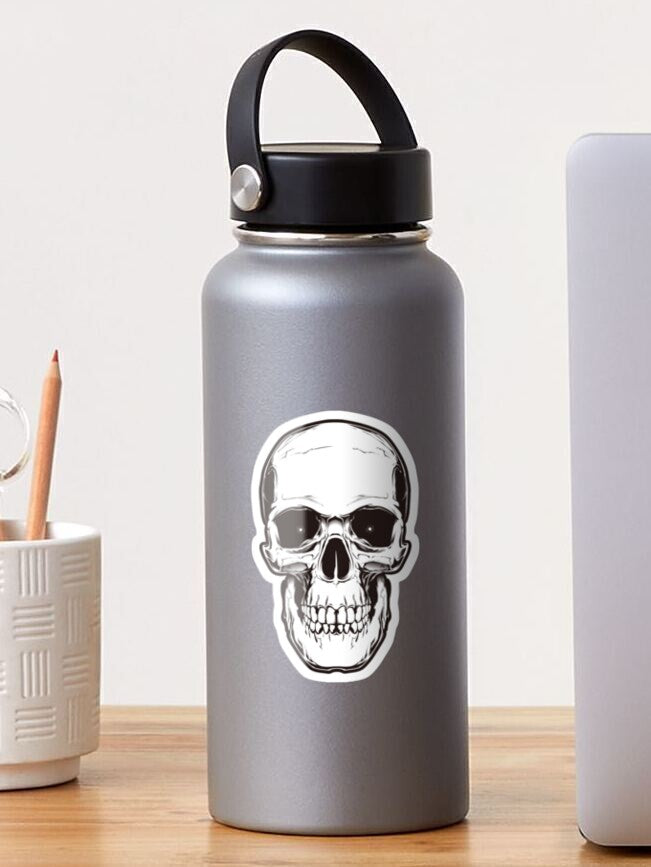 Skull, (96), mini Stickers, | Cute, Funny decal For Laptop, Phone, Case, Decoration, personalizing journals, water bottles